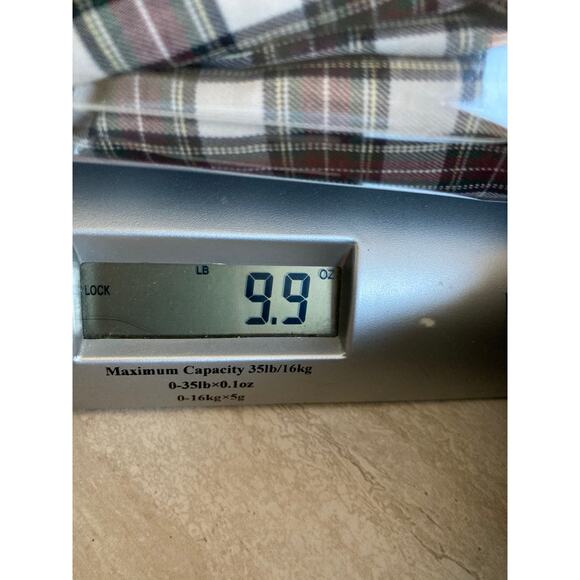 Brooks Brothers 346 Button Shirt Large No Iron Plaid Long Sleeve Red Lightweight - Picture 16 of 16